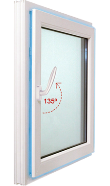 Micro-ventilación de las puertas y ventanas de PVC Veka Kömmerling con herraje Winkhaus: CONFORTTA - Puertas y ventanas de PVC · aislamiento térmico y acústic.